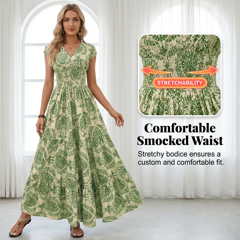Clara — Florale Elegantie Jurk | 50% KORTING
