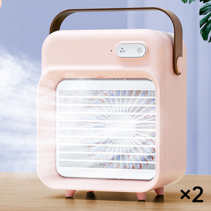 AeroMist Draagbare Ventilator — Directe Koeling, Hydratatie, Vrijheid
