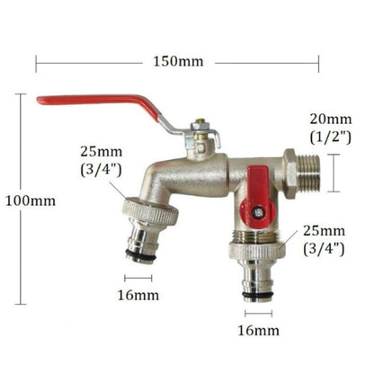 FlowSplit — Dubbele Waterverdeler | 1+1  GRATIS