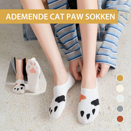 Zomer ademende kattenpootsokken