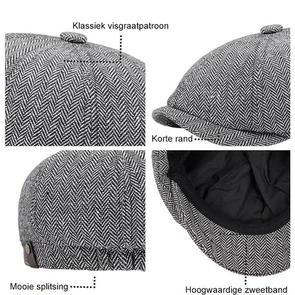 ChicCap - Nieuwe baret newsboy-cap | 50% KORTING