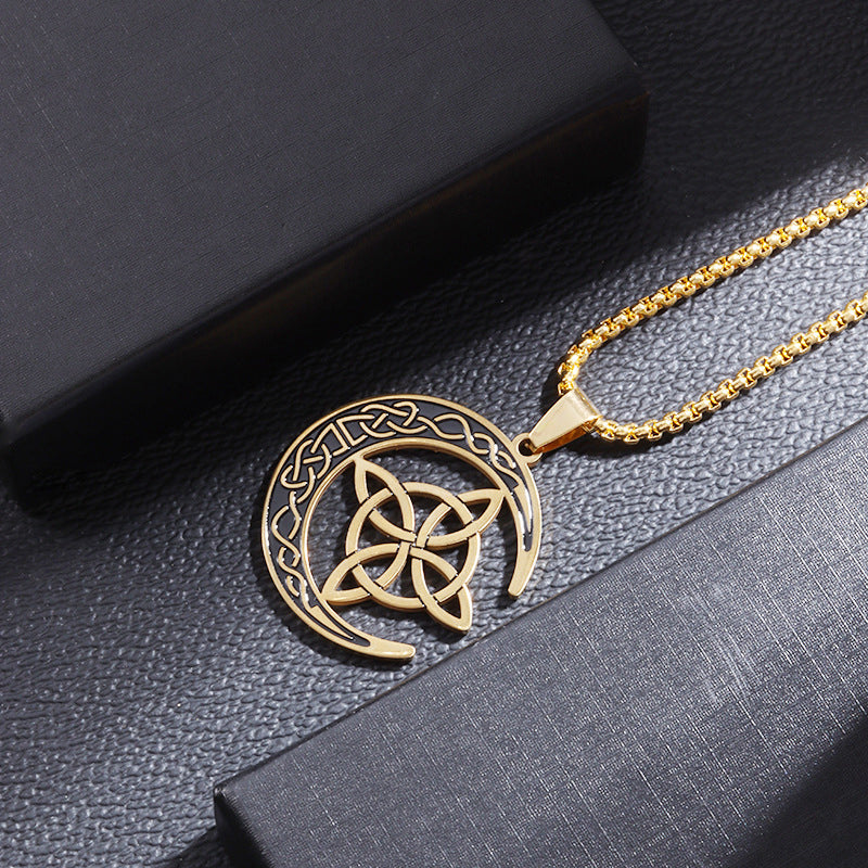 LunaForge – Symbolische Maan Ketting | 1+1 GRATIS