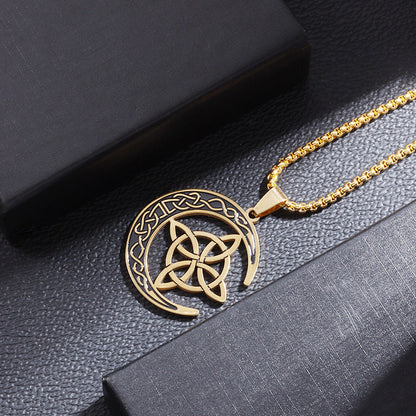LunaForge – Symbolische Maan Ketting | 1+1 GRATIS