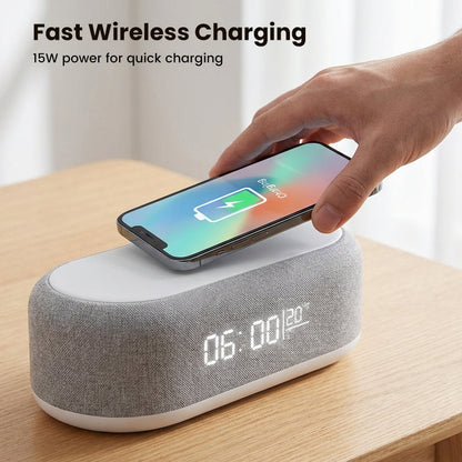 LumiNest — Smart Wekker met Oplader & Licht | 50% KORTING