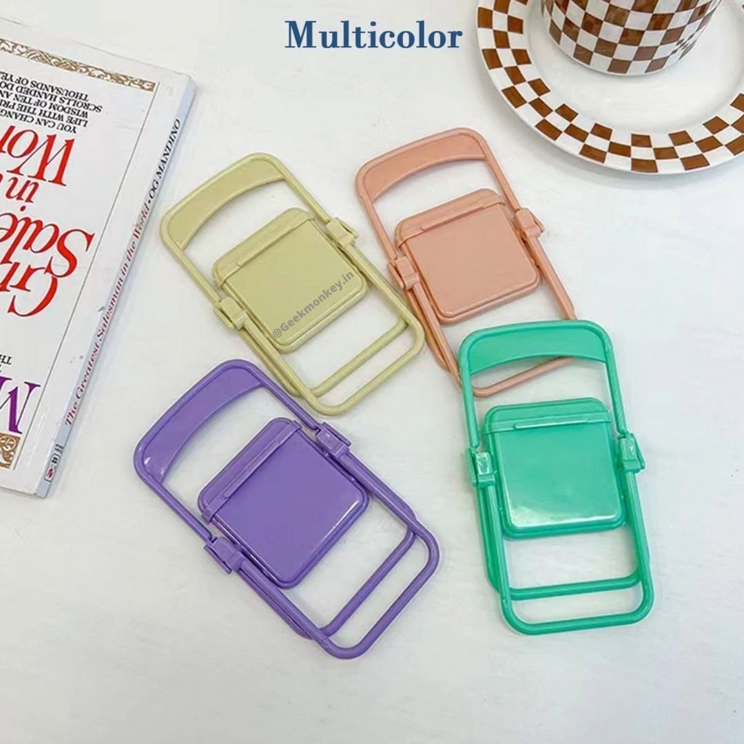 MiniSeat – Opvouwbare telefoonhouder in stoeldesign | 1+2 GRATIS