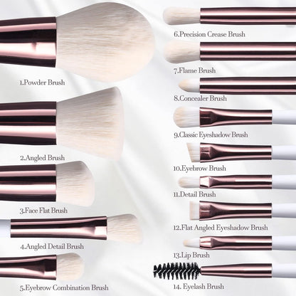 RadiancePro 14-delige borstelset – Perfecte gloed overal