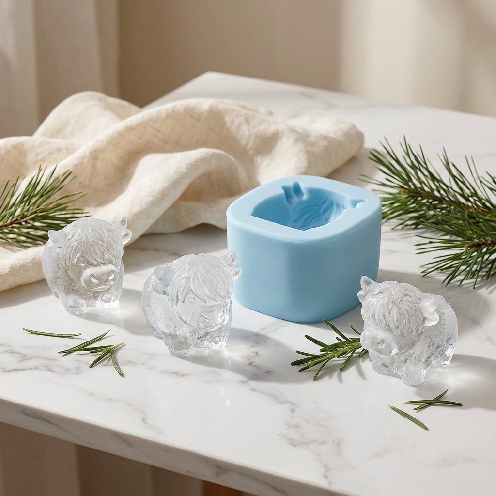 HighlandChill — Koe IJsblokjesvorm | 1+1 GRATIS