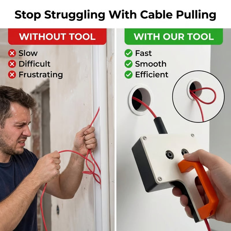 GlideWire Pro — Kabeltrekker Tool | 50% KORTING
