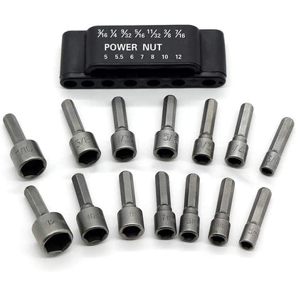 14 stuks Zeshoekige handgreep Power Nuts