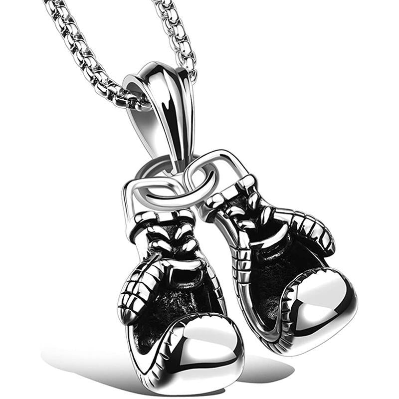 Bokshandschoenen ketting