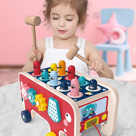 Houten whack-a-mole speelgoed