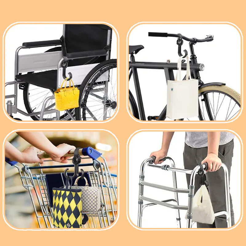 Kinderwagenhaken voor hangende luiertassen