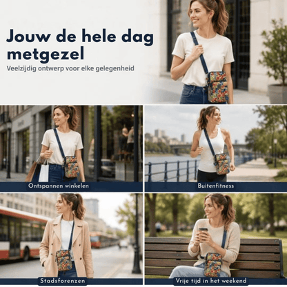 FloralPocket — Stijlvolle Mini Telefoontas | 50% KORTING