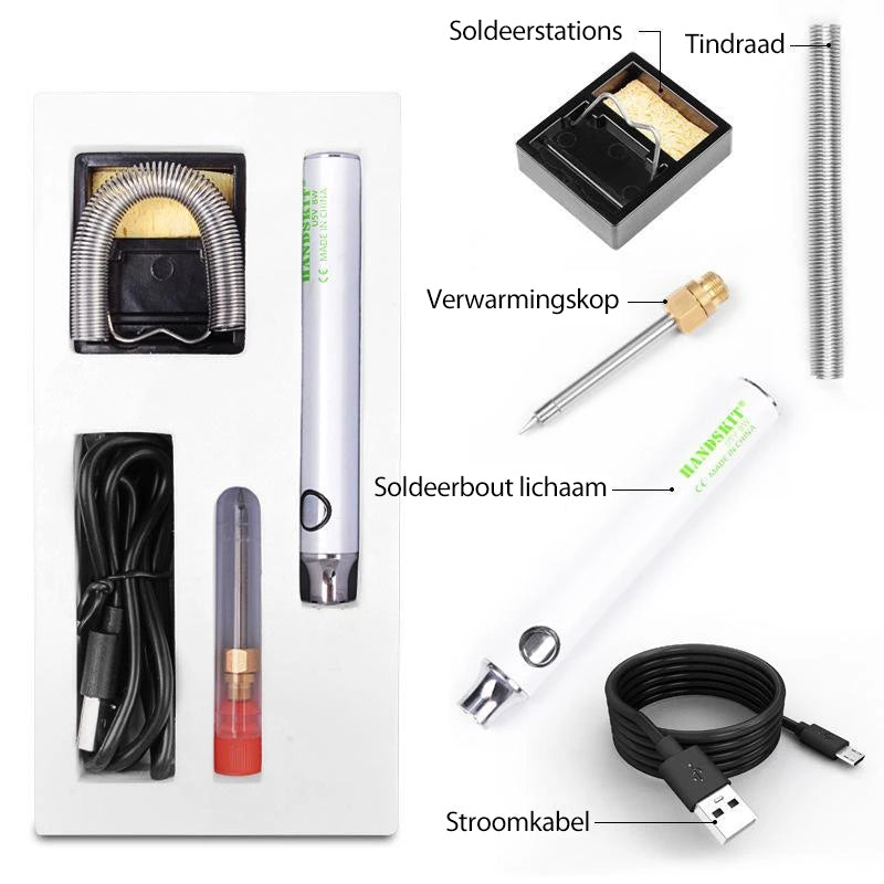 USB Portable Electric Soldering Iron Set