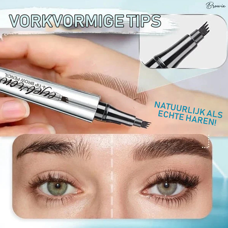 BrowEase - 3D Waterdichte Microblading Wenkbrauwpen | 1+1 GRATIS