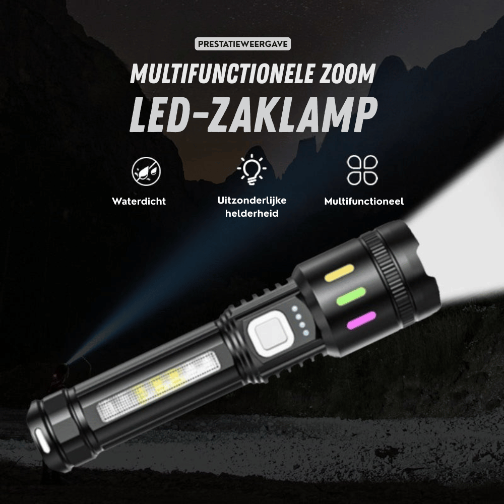 LumaCore-X1 — Tactische Power Zaklamp | 1+1 GRATIS