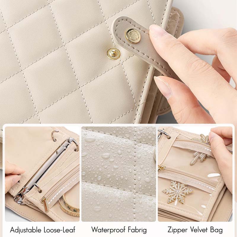 VelvetVault™ – Luxe Juwelen Opbergboek | Elegant, Veilig & Overal mee naartoe | 50% KORTING