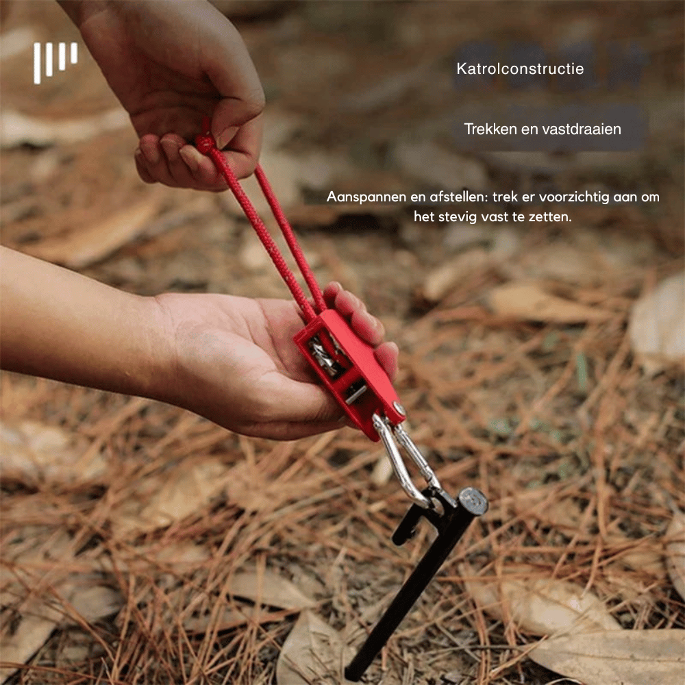 TrailGrip — Snelle Kampeerlijn | 1+1 GRATIS