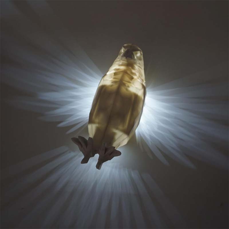 Spuitgegoten Uil Eagle-nachtlampje