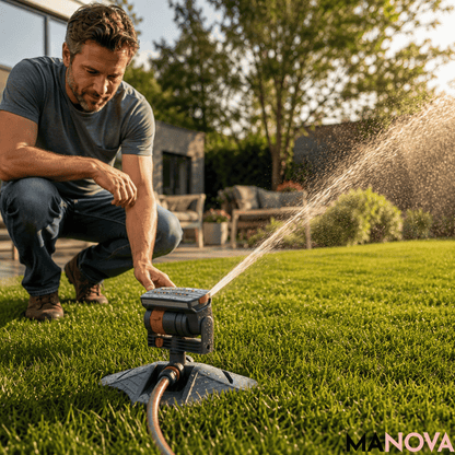 AquaVerve — Slimme Sprinkler voor Weelderige Tuinen | 50% KORTING
