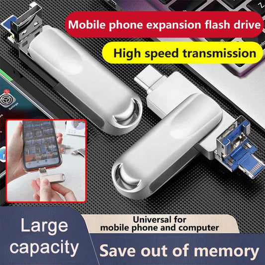 Rive – Multifunctioneel 4-in-1 USB-flashgeheugen