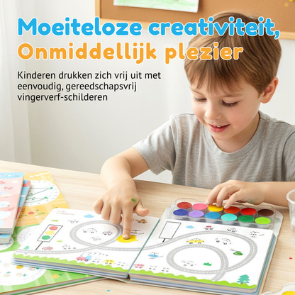 ColorFun – Vinger-Kleurboek & Verfkit voor Kinderen | 2+1 GRATIS