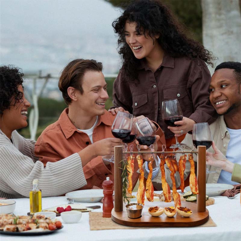 Houten gastronomisch dienblad