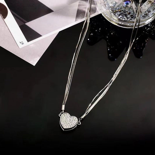 Magnetische liefde patchwork ketting