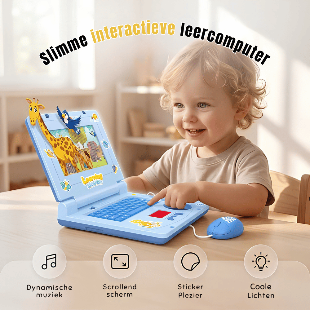 LuminiPlay — Interactieve Educatieve Laptop voor Kinderen | 50% KORTING