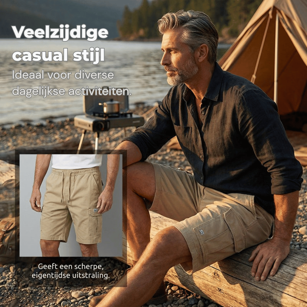David — Lichtgewicht Cargo Shorts | 1+1 GRATIS