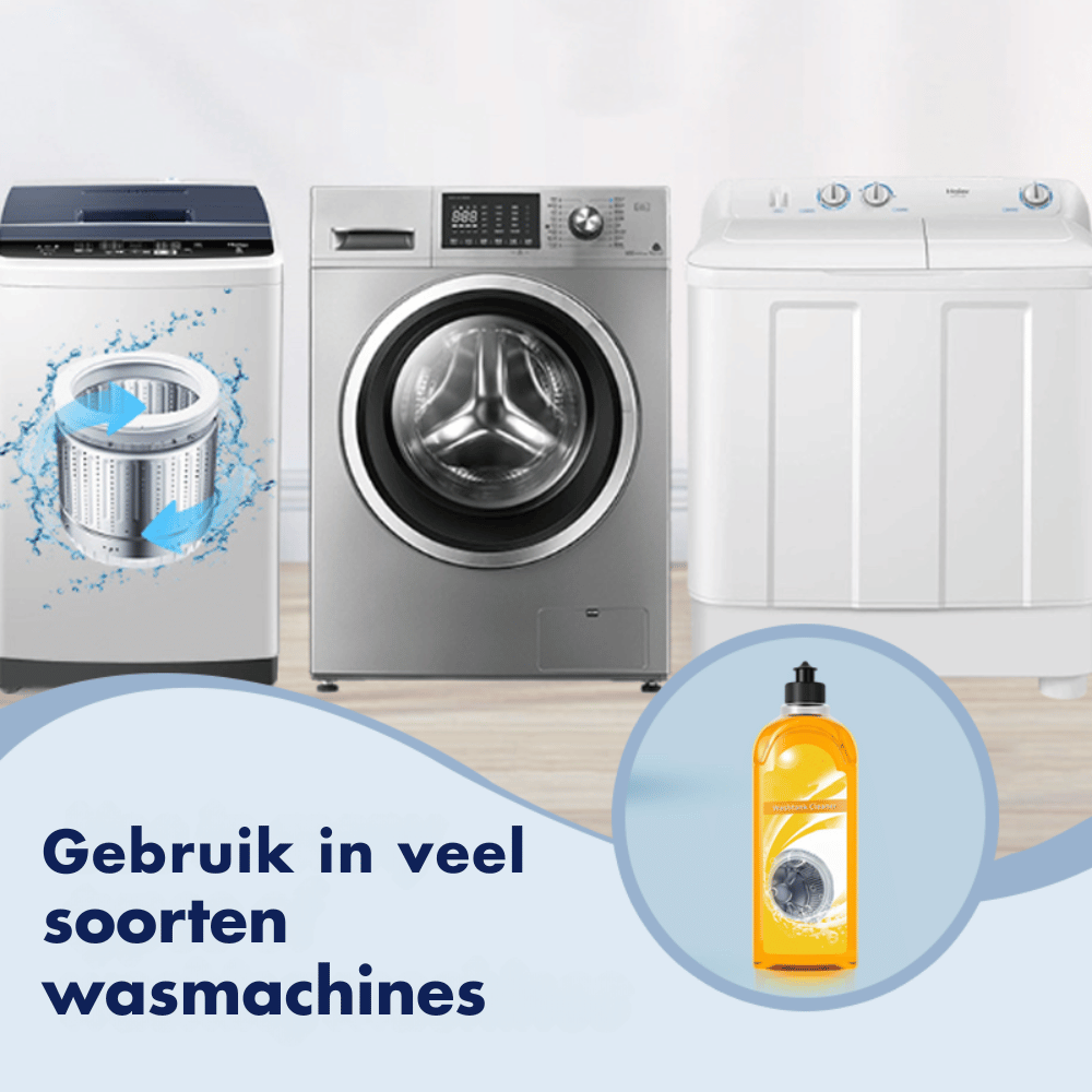 FreshFlow 500ml — Wasmachine Reiniger | 50% KORTING