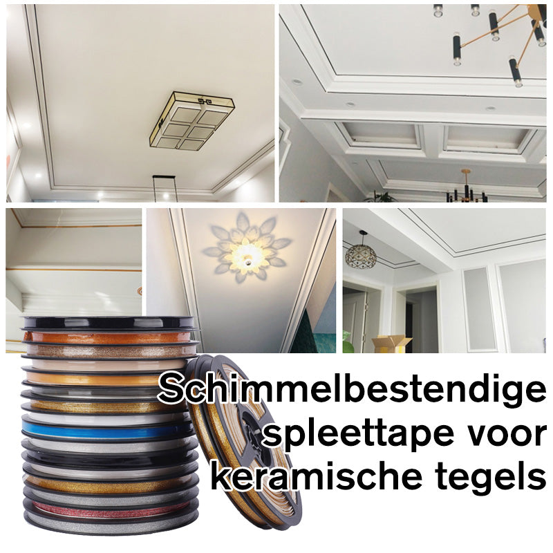 Schimmelbestendige spleettape voor keramische tegels (één rol 6 M)