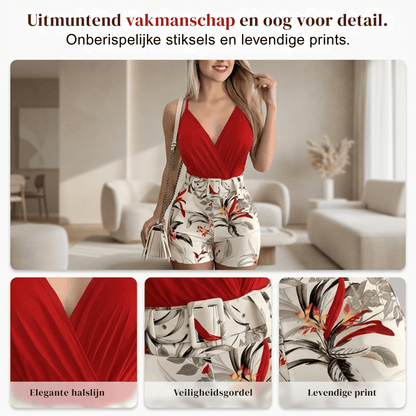 Celine — Tropische Tweedelige Zomerset | 50% KORTING