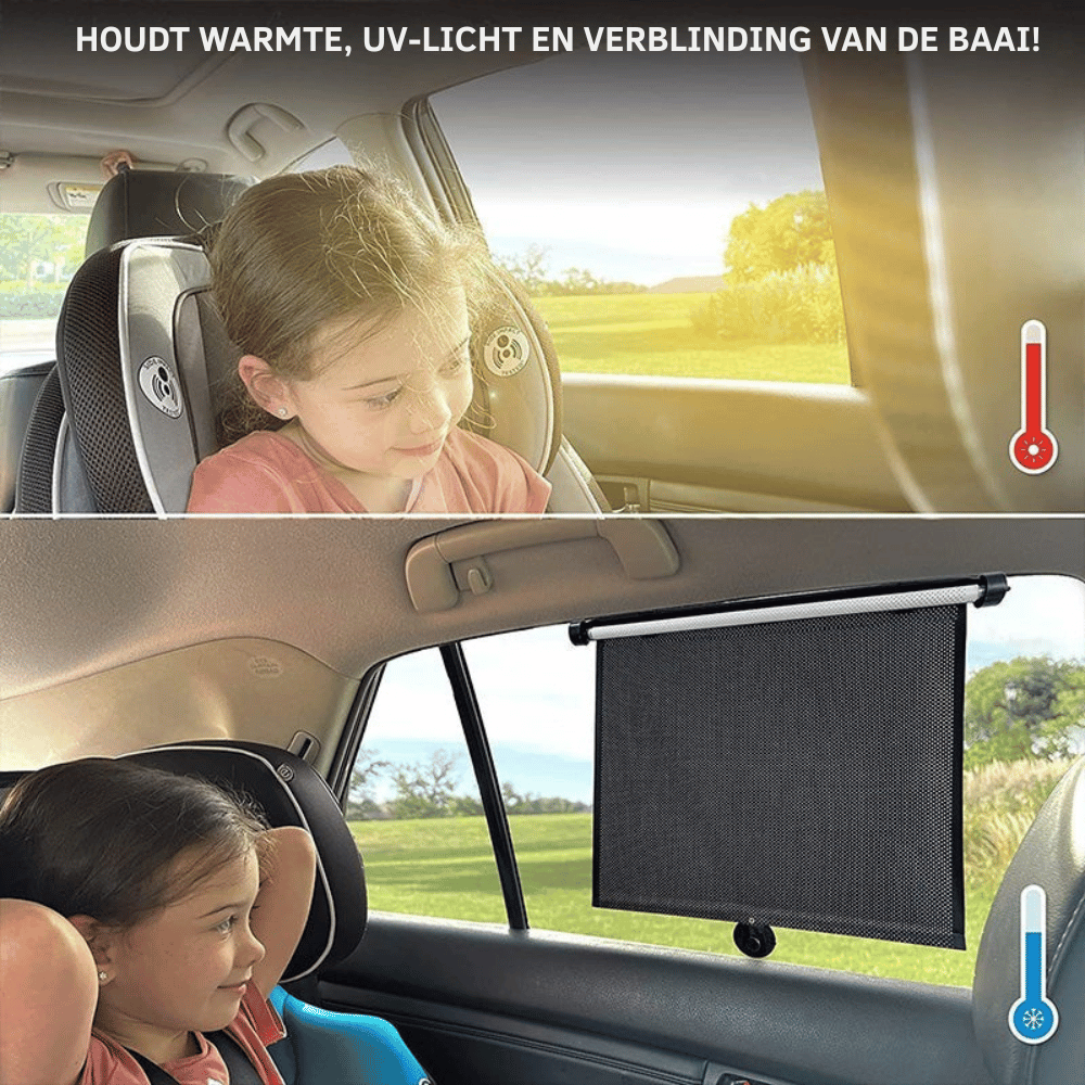 ShadeFlex — Uitschuifbare Zonwering | 1+1 GRATIS