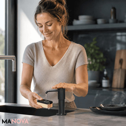 SoapEase — Elegante Keukenzeepdispenser | 50% KORTING