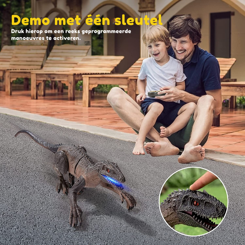 DinoRex – Realistische op afstand bestuurbare dinosaurus | 50% KORTING