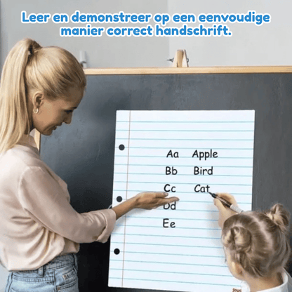 MagnaLine Pro — Magnetisch Gelijnd Whiteboardvel | 50% KORTING
