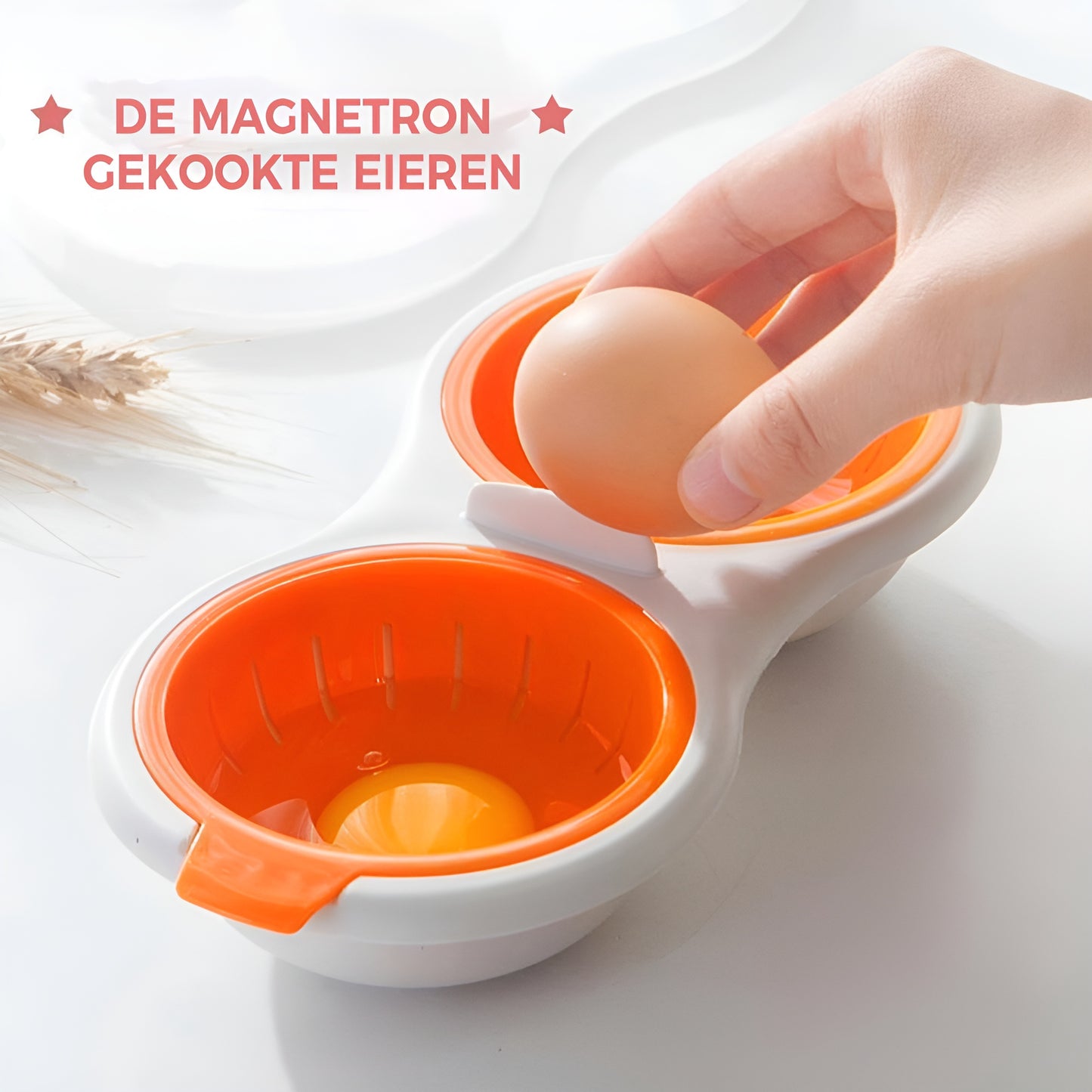 Eggnogkettle - Maak perfect gepocheerde eieren in een handomdraai | 50% KORTING