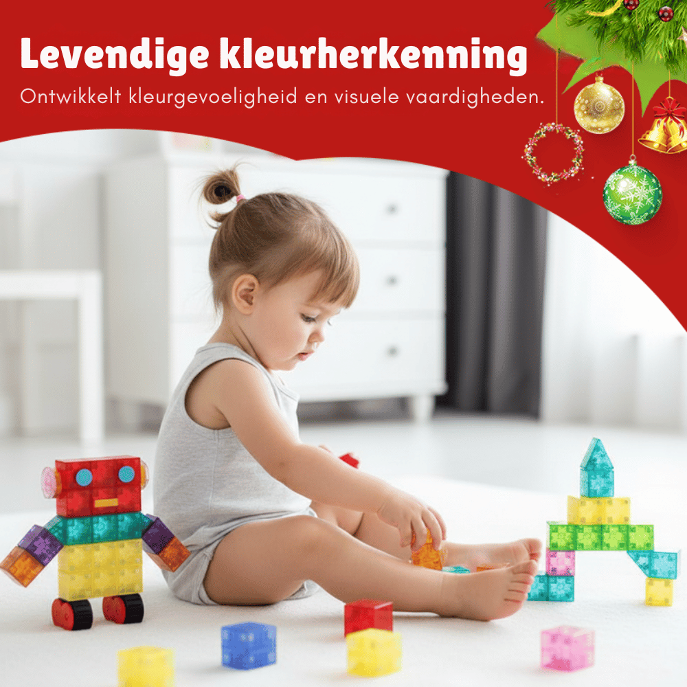 MagniBlox — Magnetische Bouwblokken Set | 50% KORTING