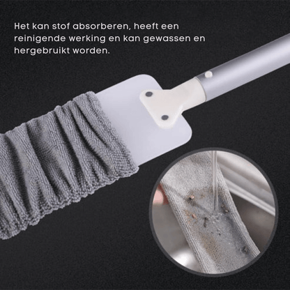 GapGlide — Intrekbare Spleetborstel met 3 extra doekjes | 50% KORTING