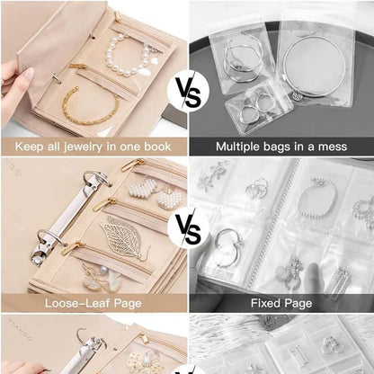 VelvetVault™ – Luxe Juwelen Opbergboek | Elegant, Veilig & Overal mee naartoe | 50% KORTING