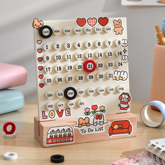 Handmatige DIY-loopkalender