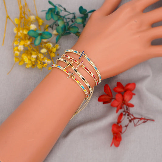 Retro kruis armband