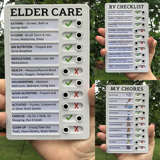 ChecklistBuddies - Maak klusjes leuk en overzichtelijk met de aanpasbare checklist | 50% KORTING