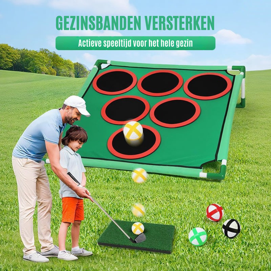 MiniGolf Pro – Draagbaar golfdoelspel voor kinderen | 50% KORTING