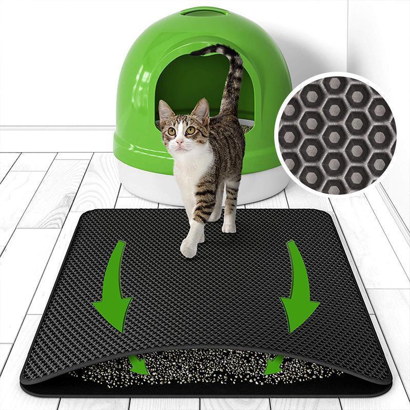 Antislip kattenbak mat