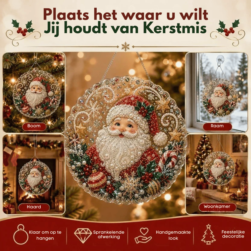 CrystalAura — DIY Kerstornament Sieradenset | 50% KORTING