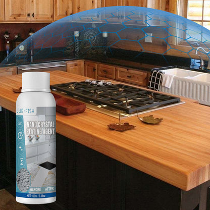 StoneShield™ 100ml – Nanokristalcoating voor Langdurige Bescherming & Glans van Alle Steensoorten | 1+1 GRATIS