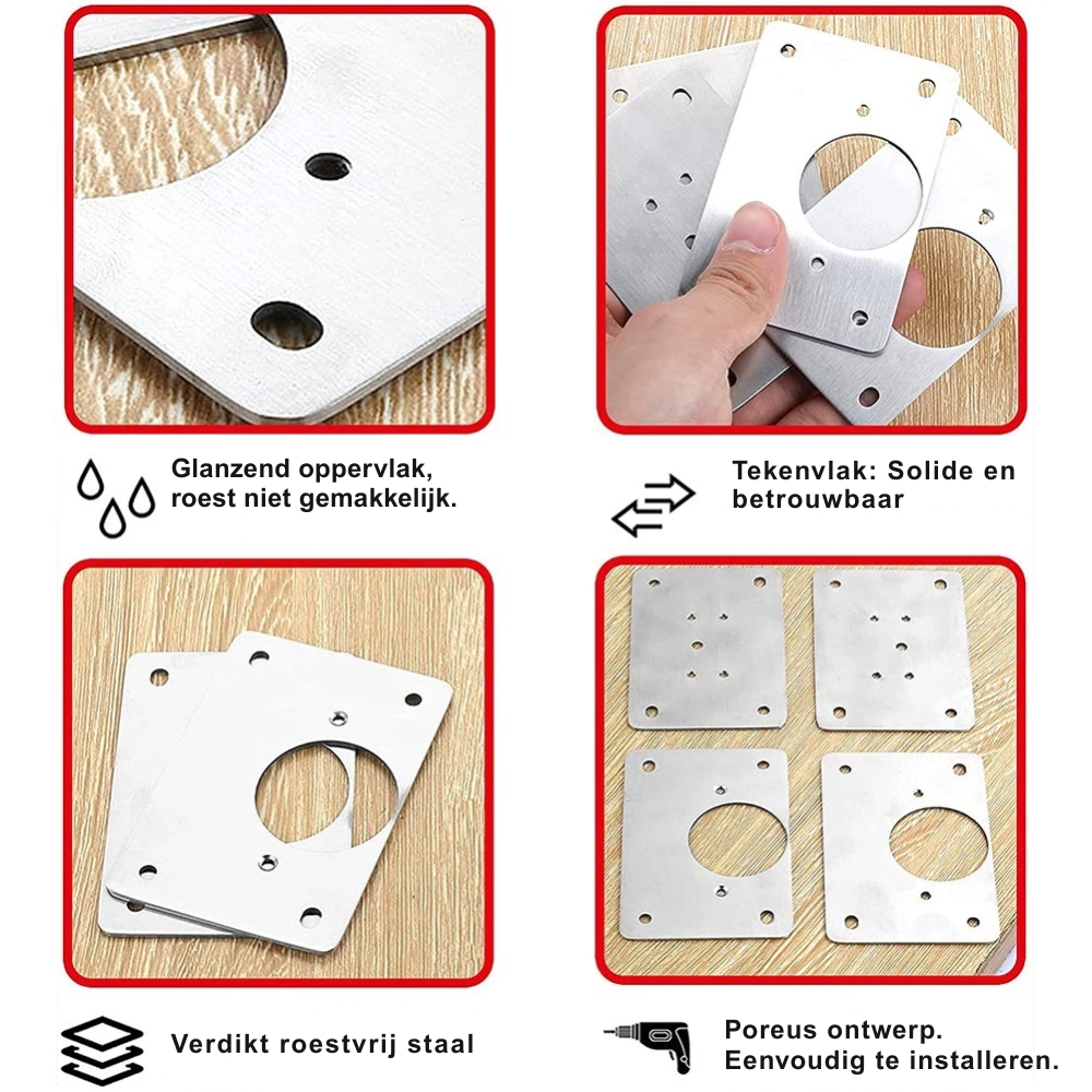 ReinforcePro – Scharnier Reparatie Kit - 5 stuks | 50% KORTING
