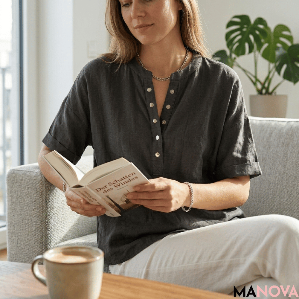 Fenna — Casual Linnen Trui | 50% KORTING